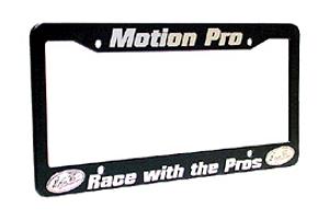 License Frame, Blk w/White Lettering