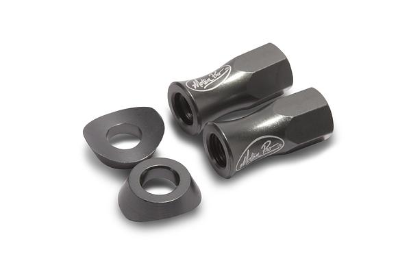 Rim lock nuts, LiteLoc™ with beveled washers, 12mm (Pair)