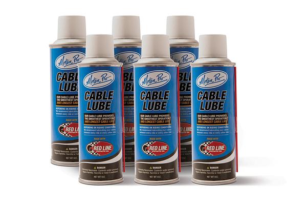 Motion Pro Cable Lube, Case of 6 (6 Oz Cans) - Motion Pro