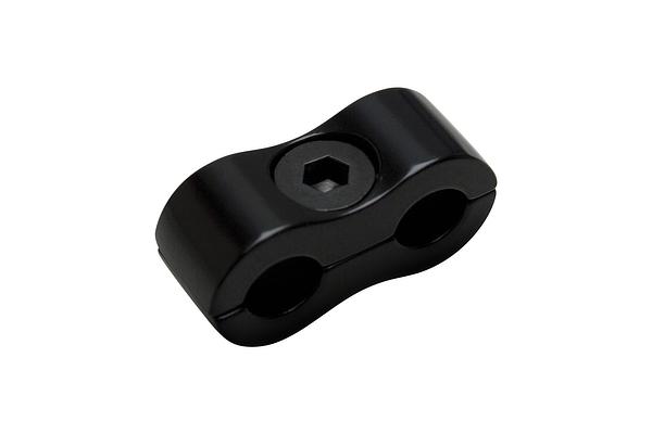 Throttle/Idle Cable Clamp, Black - Motion Pro