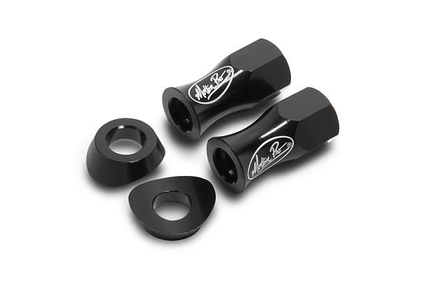 Rim lock nuts, LiteLoc™ with beveled washers, 13mm (Pair)