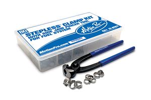 Stepless® Clamp Fuel Line Fittings Kit, 80 pcs, w/Pincer Tool