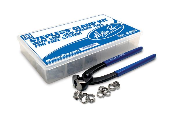 Stepless® Clamp Fuel Line Fittings Kit, 80 pcs, w/Pincer Tool