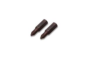 JIS Cross Point 1/4" Hex-Drive Bit, Size No.1, (2-pack)